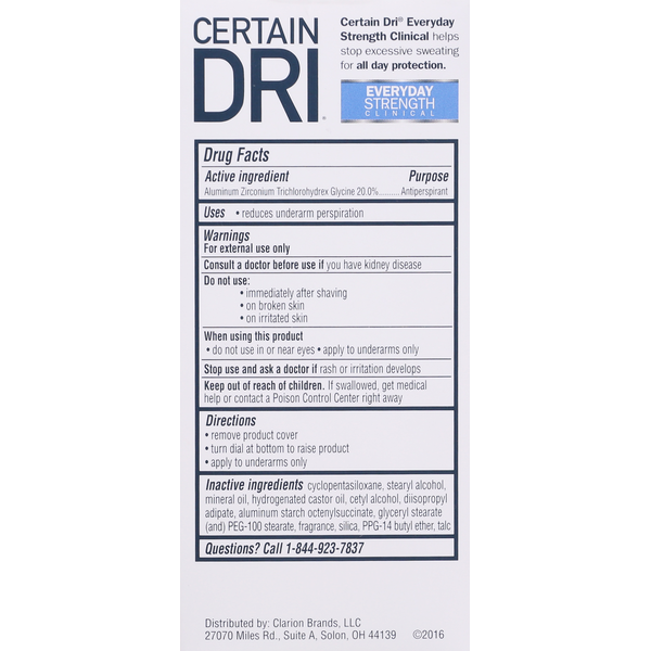 Certain Dri Antiperspirant/Deodorant, Extra Strength Clinical, Solid, Morning Fresh