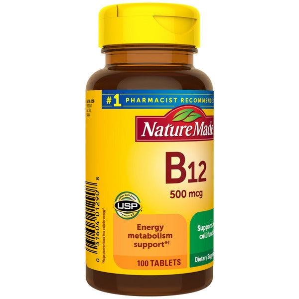 Nature Made Vitamin B12 500 mcg Tablets