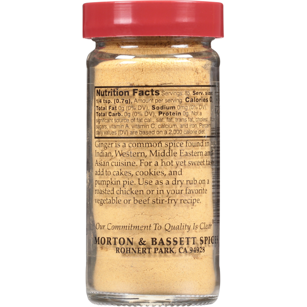 Morton & Bassett Spices Ginger, Ground