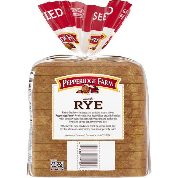 Pepperidge Farm Jewish Rye Seeded Rye Bread