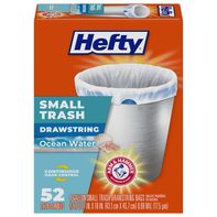 Hefty 4 Gallon Drawstring Ocean Water Small Trash ...
️