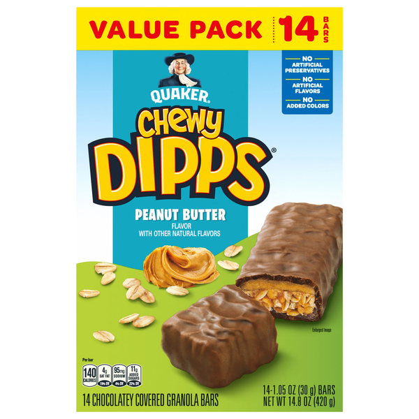 Quaker Peanut Butter Granola Bars Value Pack