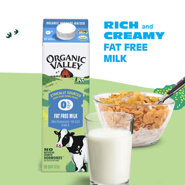Organic Valley® Organic Skim (Fat Free) Milk