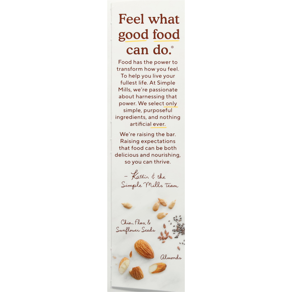 Simple Mills Soft Baked Almond Flour Bars, Dark Chocolate Almond
