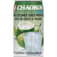 Chaokoh Coconut Juice, Young, with Pulp️