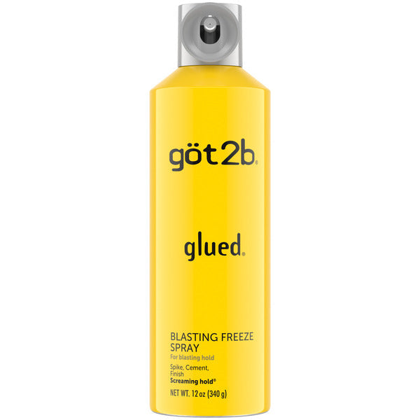 Schwarzkopf göt2b Glued Blasting Freeze Hair Spray, Extra Strong Rigid Hold for Spiked Styles,12 oz