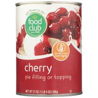 Food Club Cherry Pie Filling Or Topping️