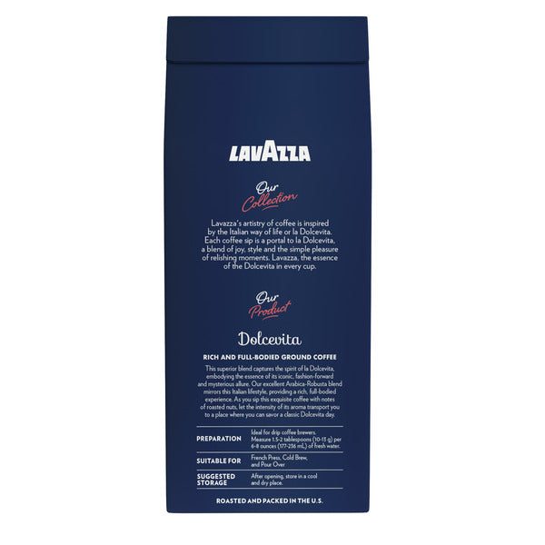 Lavazza Dolcevita Classico Medium Roast Ground Coffee