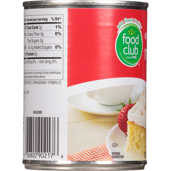 Food Club Milk, Evaporated
