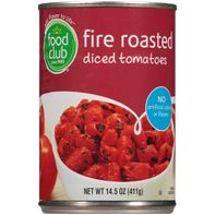 Food Club Fire Roasted Diced Tomatoes️