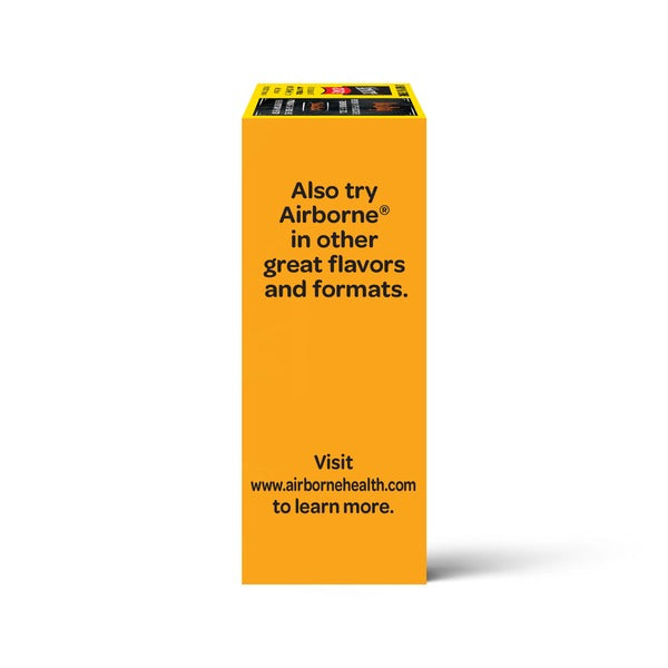 Airborne Zesty Orange Effervescent Tablets - 1000mg Vitamin C - Immune Support Supplement