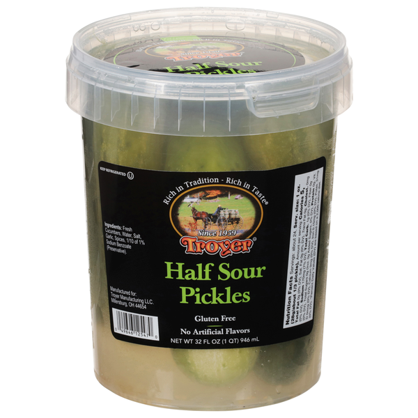 Troyer Pickles, Half Sour