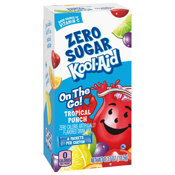Kool-Aid Tropical Punch Zero Sugar Powdered Soft Drink Mix
