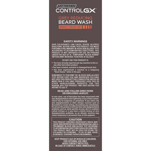Just For Men Beard Wash, Grey Reducing