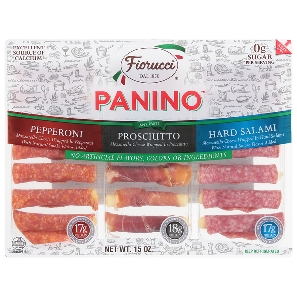 Fiorucci Antipasti, Pepperoni, Prosciutto, Hard Salami