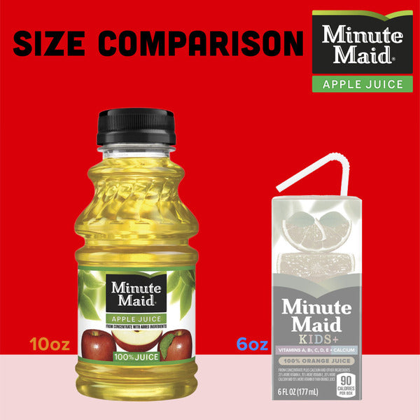 Minute Maid Apple Juice Bottles