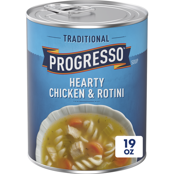 Progresso Traditional, Hearty Chicken & Rotini Canned Soup