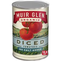 Muir Glen Organic Diced Tomatoes, No Salt Added️