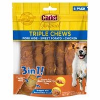 Cadet Gourmet Triple Chews Premium Dog Treats️