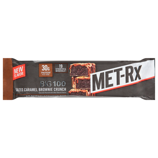 MET-Rx Meal Replacement Bar, Salted Caramel Brownie Crunch