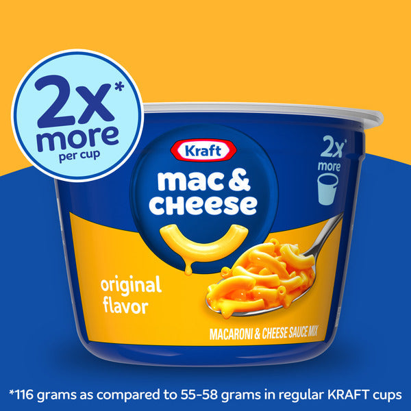 Kraft Original Flavor Mac & Cheese Dinner Big Cups
