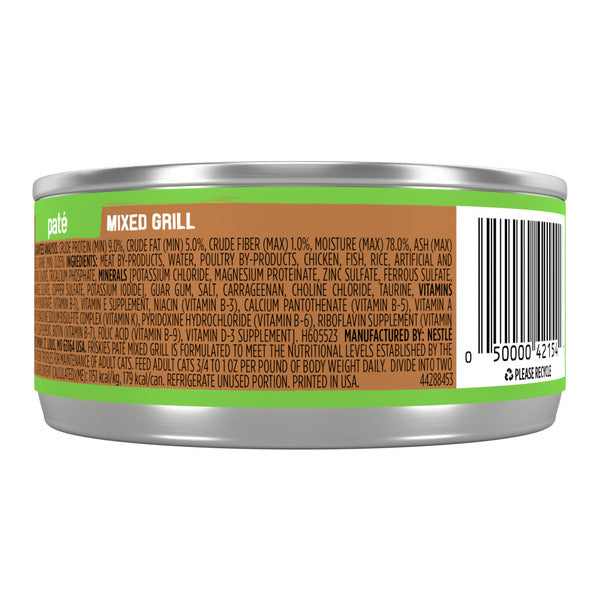 Purina Friskies Wet Cat Food, Pate Mixed Grill