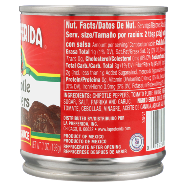 La Preferida Whole Chipotle Peppers in Adobo Sauce
