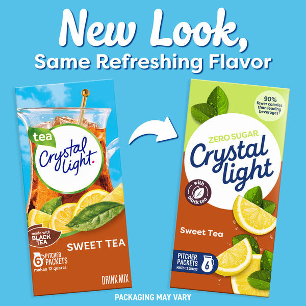 Crystal Light Sweet Tea Naturally Flavored Powdered Drink Mix