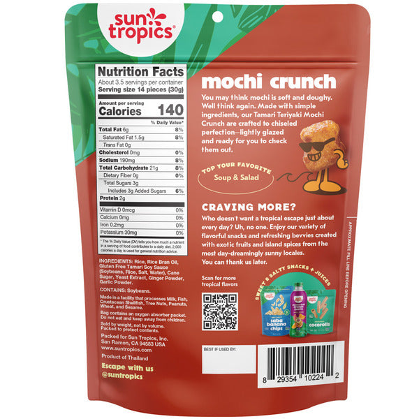 Sun Tropics Mochi Crunch, Tamari Teriyaki