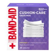 BAND-AID Absorbent Cushion Care Sterile Square Gau...
️
