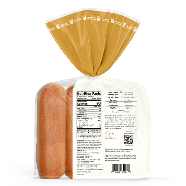 Hero Bread Classic Hot Dog Buns