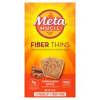 Metamucil Cinnamon Fiber Thins, Psyllium Husk Fibe...
️