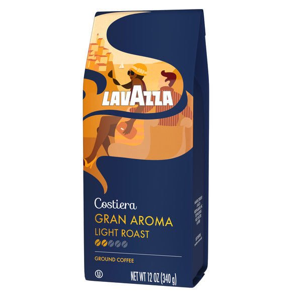 Lavazza Costiera Gran Aroma Light Roast Ground Coffee