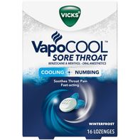 Vicks Sore Throat Lozenge, Fast-Acting Cough Drop,...
️
