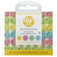 Wilton Pastel Gel Food Color Set, 4-Count️
