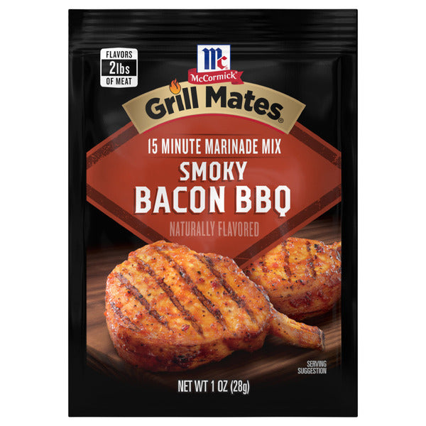 McCormick® GRILL MATES Smoky Bacon BBQ Marinade Mix