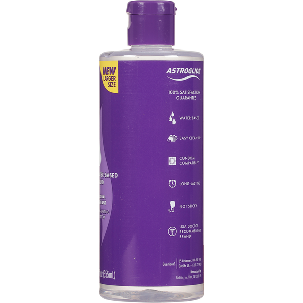 ASTROGLIDE Personal Lubricant, Water-Based Liquid, Larger Size