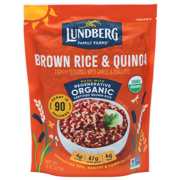 Lundberg Family Farms Brown Rice & Quinoa, Organic