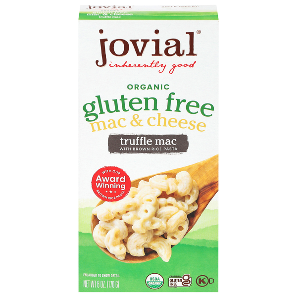 Jovial Organic Gluten Free Truffle Mac with Brown Rice Pasta Mac & Cheese