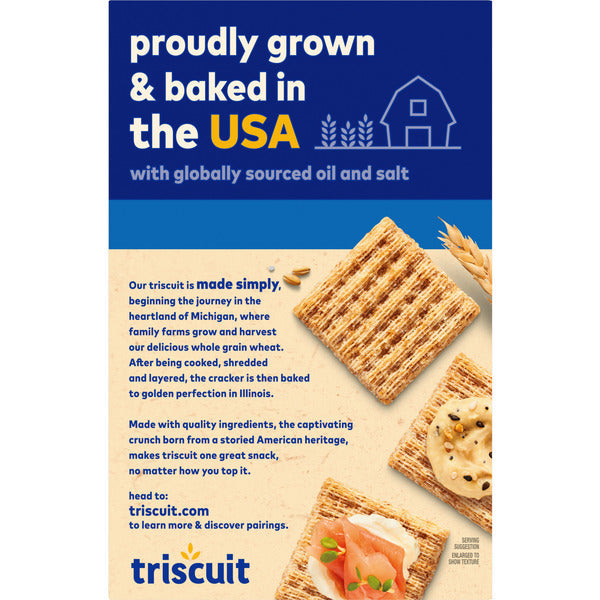 Triscuit Original Whole Grain Wheat Vegan Crackers