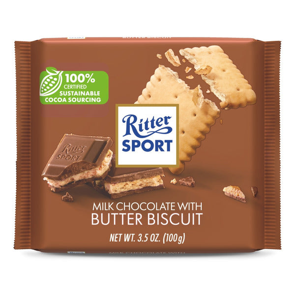 Ritter Sport Milk Chocolate with Butter Biscuit
