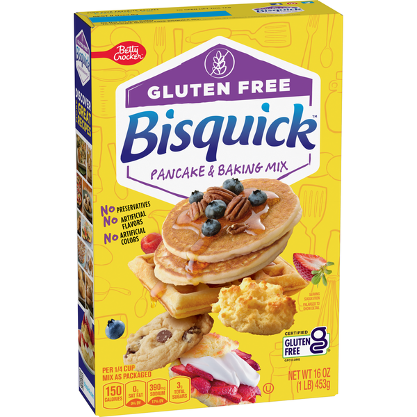 Betty Crocker Bisquick, Gluten Free Pancake and Baking Mix