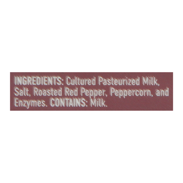 Wood River Creamery Cheese, Gruyere, Cheddar, Roasted Red Pepper & Cracked Peppercorn