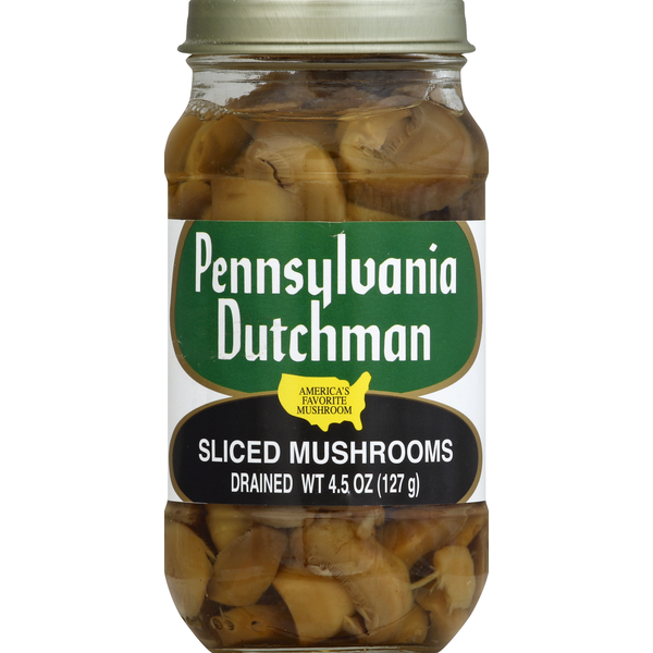 Pennsylvania Dutchman Mushrooms, Sliced