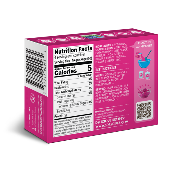 Simply Desserts Sugar Free Raspberry Jel