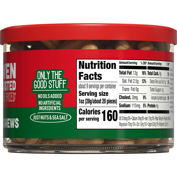 Fisher Cashews, Whole