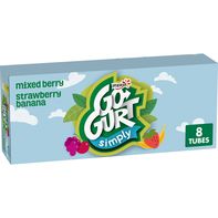 Simply Go-Gurt Mixed Berry and Strawberry Banana K...
️