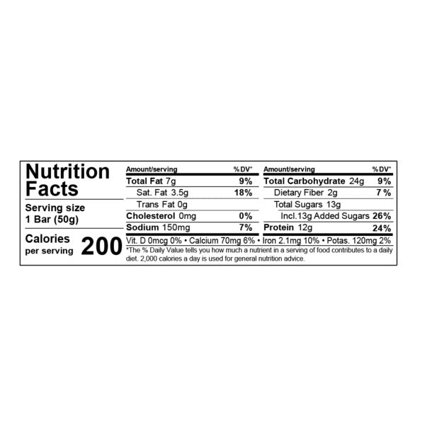 NuGo Dark Almond with Sea Salt Vegan, Gluten Free Protein Bar
