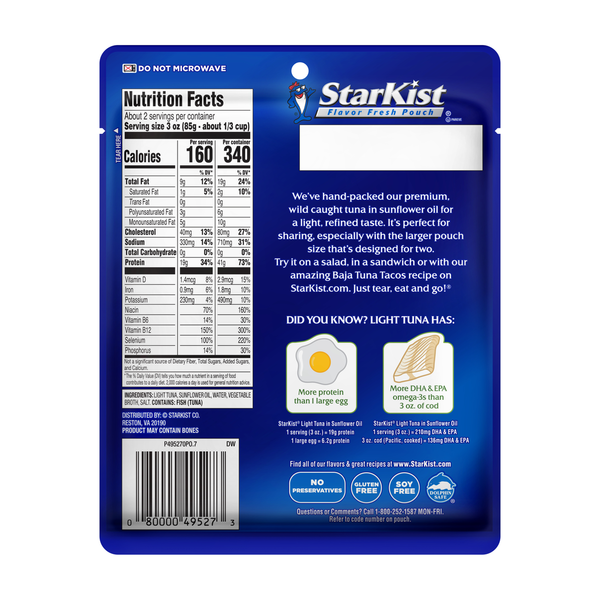StarKist Tuna, Light, Wild Caught
