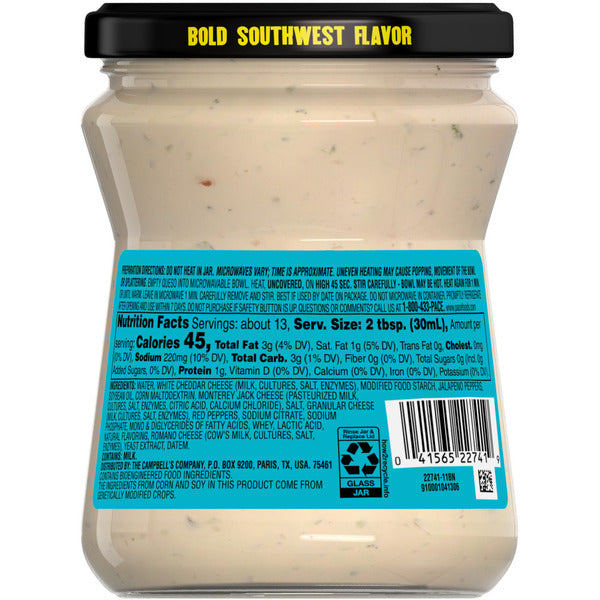 Pace Medium Queso Blanco Cheese Dip
